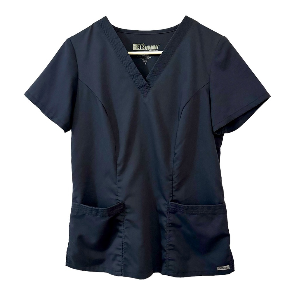 Greys Anatomy Scrub Top Size Small. Women. Grey. Medical top. Nurse/MA/CNA
